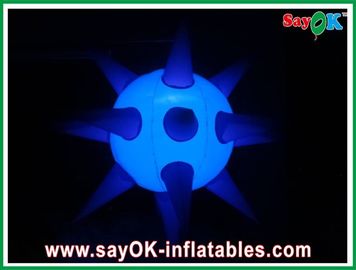LED ตกแต่ง Inflatable Sea Urchin รุ่น Spike Ball พร้อมไฟหลากสีสำหรับกิจกรรมและดิสโก้