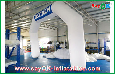 Custom Archway โฆษณากลางแจ้ง Inflatable Led Arch Inflatable Entrance Race
