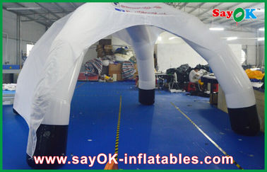 งานเลี้ยงสังสรรค์กลางแจ้ง Air Tight Inflatable Dome Tent Quadrangle / Hexahonal PVC สำหรับการโฆษณา