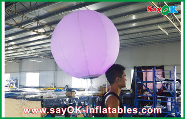 80cm DIA Inflatable กระเป๋าเป้สะพายหลังลูกบอลแสงไนล่อน Windproof ผ้าสำหรับการโฆษณา