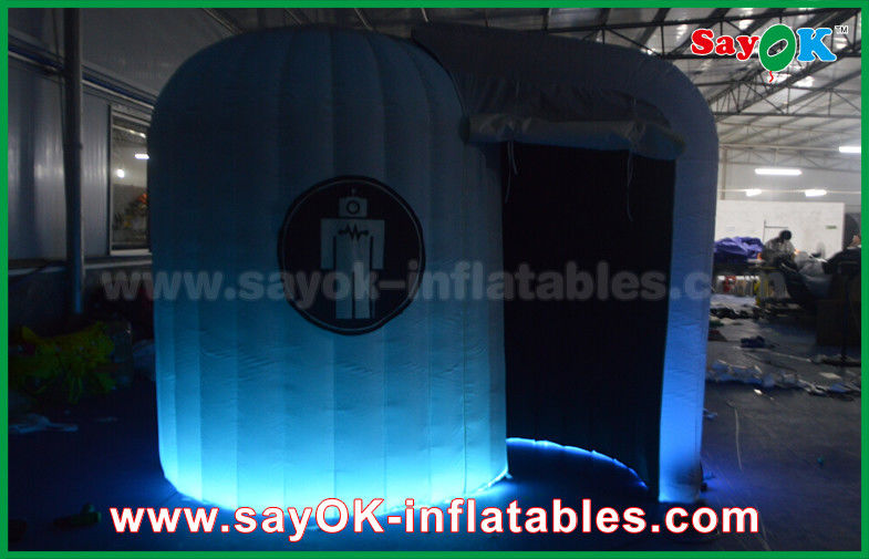 Photo Booth Tent Inflatable Paint Mobile Photo Booth เต็นท์โดมพร้อมโลโก้พิมพ์น้ำ - หลังคา