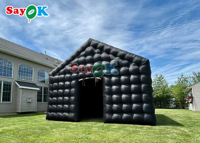 ดิโกโก้สีดํา ไฟอัดเคลื่อนไหว คลับกลางคืนเต็นท์พกพาพาร์ตี้ LED Lighting สําหรับ คลับกลางคืนอัดลม ให้เช่า