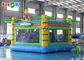 Palm Tree Inflatable Jumping Castle With Surf Boy Tropical Slide