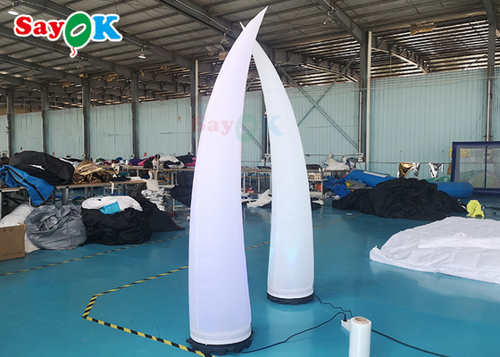 งาช้างเป่าลมหลายสี 2.5 ม. สำหรับตกแต่งทางเข้าเวที