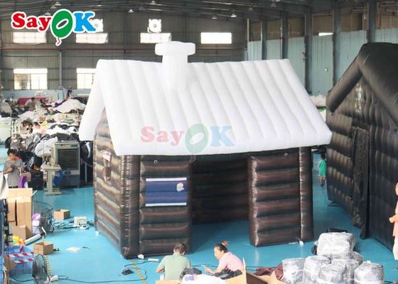 ไฟยักษ์ โอกซ์ฟอร์ดผ้า บ้านคริสต์มาสต์แบบอัดอัด บ้านซานตาแบบอัดอัด