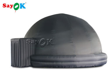 360 Dome Projection 5 / 6m แบบพกพา Black Inflatable Planetarium Tent