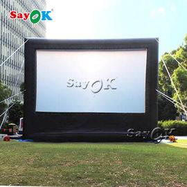 หน้าจอภาพยนตร์ทำให้พองขนาดใหญ่ติดตั้งง่ายผ้า Oxford ODM Blow Up Theatre Screen