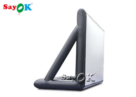 จอภาพยนตร์หลังบ้านทำให้พองได้สถานที่สาธารณะ 9x6mH Pvc Airtight จอฉายภาพยนตร์เป่าลม