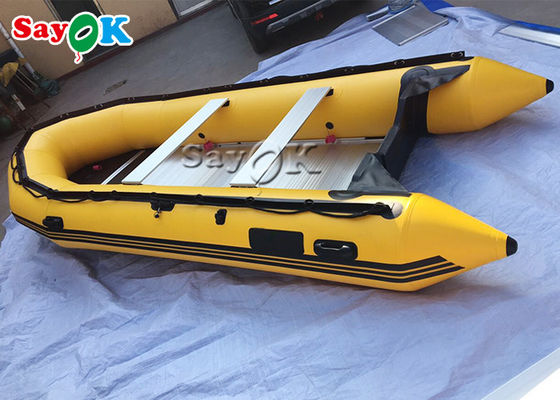 ทนไฟ 4 ชาย PVC inflatable เรือประมง Paddle กลางแจ้งเรือ