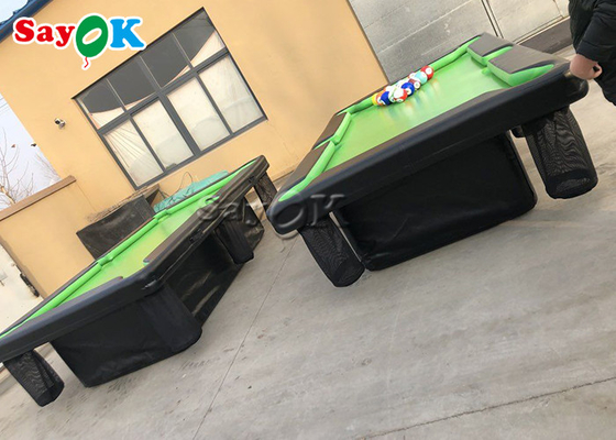 เกมโบว์ลิ่งเป่าลม 0.9 มม. PVC Air Sealed Inflatable Pool Table พร้อมขาตั้ง