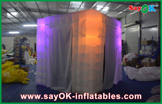 บูธภาพถ่ายทำให้พองเช่าแสงที่ทนทานระเบิดบูธภาพถ่ายห้างสรรพสินค้าสำหรับงานปาร์ตี้