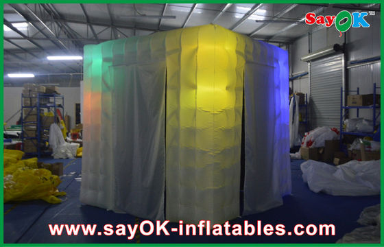 บูธภาพถ่ายทำให้พองเช่าแสงที่ทนทานระเบิดบูธภาพถ่ายห้างสรรพสินค้าสำหรับงานปาร์ตี้