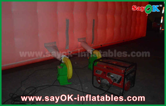 กลางแจ้งยักษ์สีขาว LED โครงสร้างกิจกรรม เต็นท์ลูกกลองอัดลม คลับกลางคืนอัดลม เต็นท์ปาร์ตี้อัดลม สําหรับขาย