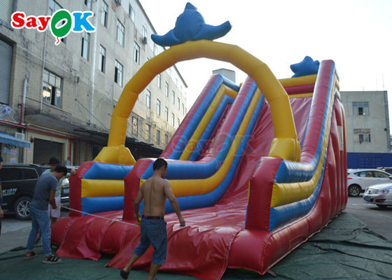 สไลด์แบบแห้งแบบลมกันน้ํา สไลด์แบบลมแบบพาณิชย์ สไลด์ขนาดใหญ่สําหรับเด็ก สไลด์เกมส์