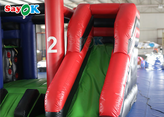 สไลด์แห้งแบบอัดลม เช่าพาณิชย์ สไลด์บอยเซอร์แบบอัดลม เกมสไลด์คู่แบบอัดลมขนาดใหญ่ของเด็ก