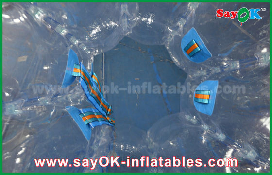 เกมเป่าลมกลางแจ้ง 0.8 มม. PVC สำหรับผู้ใหญ่ที่ทำให้พองได้ Bubble Zorb Soccer Ball สำหรับเกมกีฬา