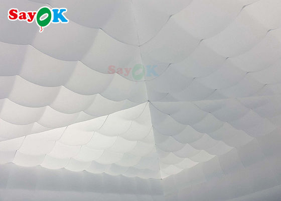 รถยนต์ 8x8x4m กลางแจ้ง ผ้าห่มอากาศสีขาว สําหรับงานปาร์ตี้ที่มีความสุข