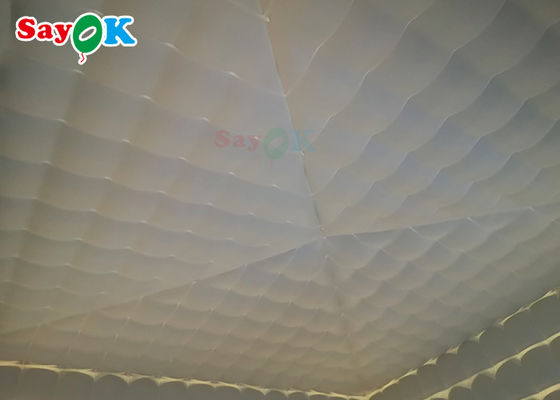 หอเต็นท์แบบลูกบาศกัด แบบยืดหยุ่น หอเต็นท์แบบอากาศแบบอัดอัดอัดอัดด้วยไฟ LED หอเต็นท์ที่ลุกขึ้น