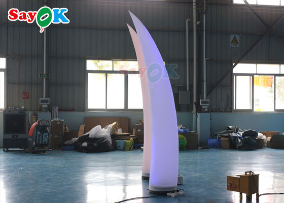 โคมไฟ LED สีงาช้างที่ไม่ซ้ำกันโคมไฟเสาพองโคมไฟตกแต่งงานแต่งงาน