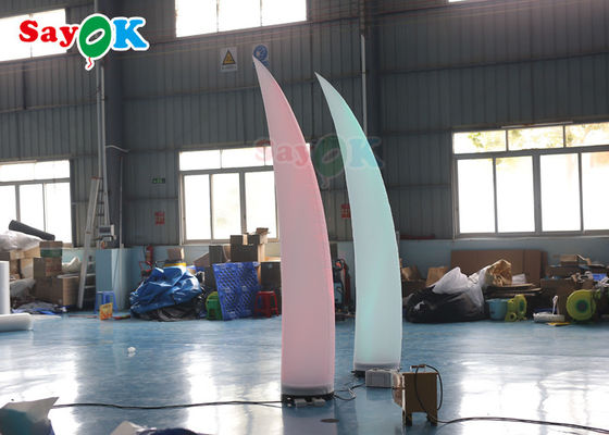 โคมไฟ LED สีงาช้างที่ไม่ซ้ำกันโคมไฟเสาพองโคมไฟตกแต่งงานแต่งงาน