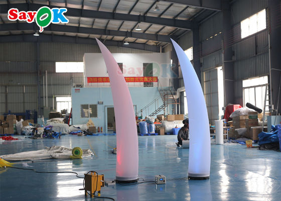 ROHS โคมไฟเป่าลมตกแต่ง 3m Crescent Cone