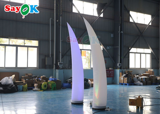 ROHS โคมไฟเป่าลมตกแต่ง 3m Crescent Cone