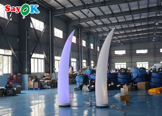 ROHS โคมไฟเป่าลมตกแต่ง 3m Crescent Cone