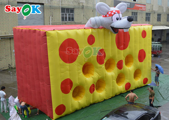 PVC Tarpaulin เกมกีฬาทำให้พอง Barriers ชีสพอง