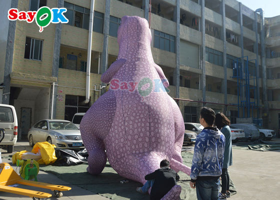 ไดโนเสาร์คริสต์มาสต์แบบลม ขนาดใหญ่ 5 เมตร ไดโนเสาร์ไทราโนเสาร์เร็กซ์แบบลม ไดโนเสาร์พิมพ์เต็ม