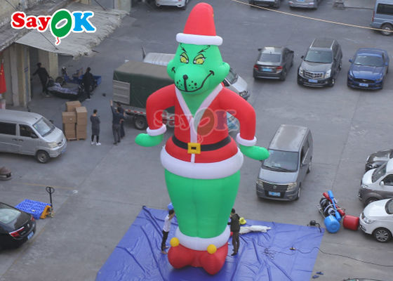 เครื่องประดับลมลมในสวน OEM ตัวละครการ์ตูนลมลมระเบิด Grinch โมเดลภาพยนตร์อ็อกซ์ฟอร์ด