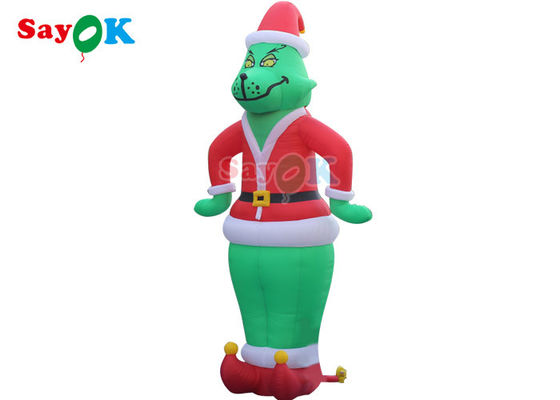 เครื่องประดับลมลมในสวน OEM ตัวละครการ์ตูนลมลมระเบิด Grinch โมเดลภาพยนตร์อ็อกซ์ฟอร์ด