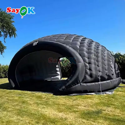 8m 26ft ทนทานผ้าออคซฟอร์ด ใหญ่ Inflatable Igloo Dome Tent กับเครื่องเป่าอากาศ