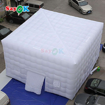 8m หอเต็นท์อากาศขนาดใหญ่ LED 80 คน งานเลี้ยง หอเต็นท์อัดอากาศด้วยเครื่องเป่าอากาศ