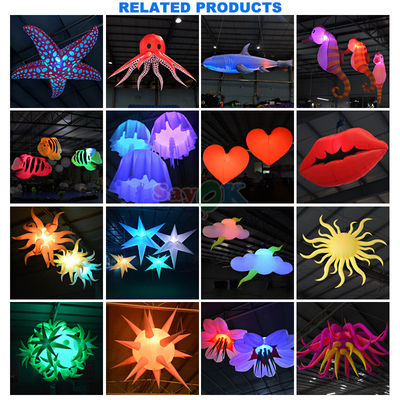 การออกแบบแบบ 3D ฟรี ธุรกิจยักษ์ ผงอุดมสมบูรณ์ ดอกไม้อุดมสมบูรณ์ ดอกไม้ถังด้วยแสง LED