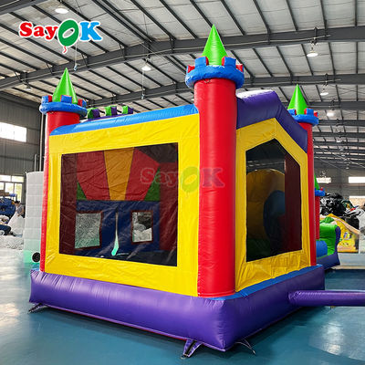 Sayok Inflatable Bouncer House Castle PVC Inflatable Bounce Slide Commercial Inflatable Bouncing Combo Slide สําหรับงาน