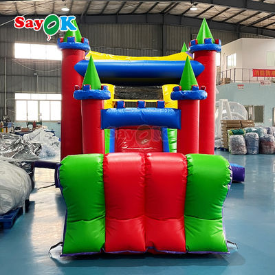 Sayok Inflatable Bouncer House Castle PVC Inflatable Bounce Slide Commercial Inflatable Bouncing Combo Slide สําหรับงาน