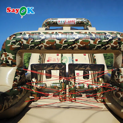 สนามแข่งขันอุปสรรคแบบอัดลมแบบพาณิชย์ สนามแข่งขันอุปสรรคแบบอัดลมขนาดใหญ่สําหรับผู้ใหญ่