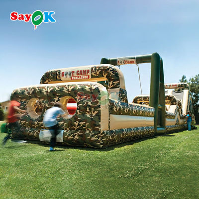 สนามแข่งขันอุปสรรคแบบอัดลมแบบพาณิชย์ สนามแข่งขันอุปสรรคแบบอัดลมขนาดใหญ่สําหรับผู้ใหญ่