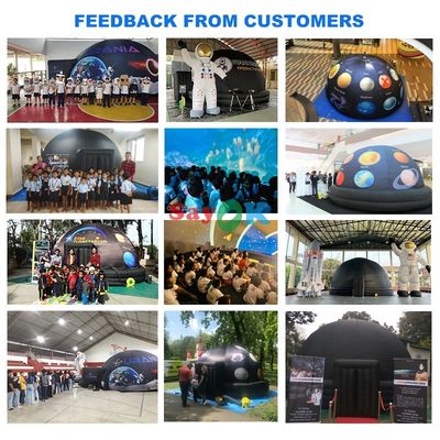 Professional Projection Fabric Inflatable Planetarium Dome with Durable Oxford Fabric and Customizable Size