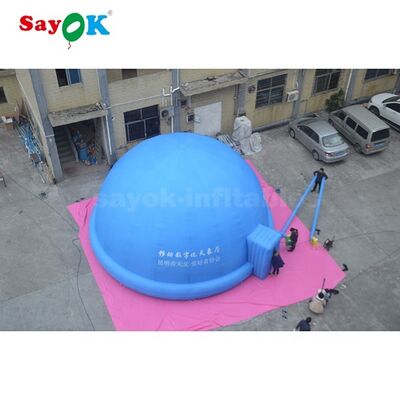 ขนาดเล็ก พกพา Inflatables โพลเนตารีਅਮเต็นท์ 360 โปรเจกชั่น inflatable Dome Tent สําหรับการสอน