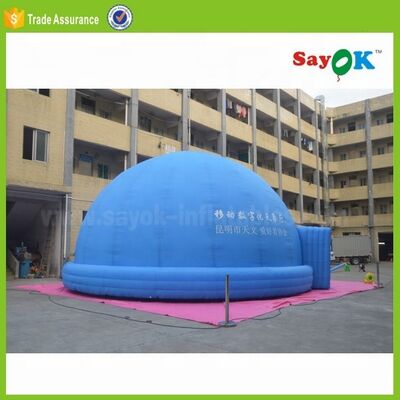 ขนาดเล็ก พกพา Inflatables โพลเนตารีਅਮเต็นท์ 360 โปรเจกชั่น inflatable Dome Tent สําหรับการสอน