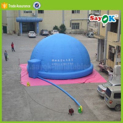 ขนาดเล็ก พกพา Inflatables โพลเนตารีਅਮเต็นท์ 360 โปรเจกชั่น inflatable Dome Tent สําหรับการสอน