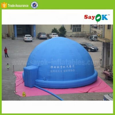ขนาดเล็ก พกพา Inflatables โพลเนตารีਅਮเต็นท์ 360 โปรเจกชั่น inflatable Dome Tent สําหรับการสอน