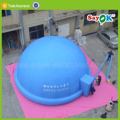 ขนาดเล็ก พกพา Inflatables โพลเนตารีਅਮเต็นท์ 360 โปรเจกชั่น inflatable Dome Tent สําหรับการสอน