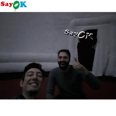 อุปกรณ์โรงเรียนสำหรับเด็กแบบฟูลโดม 360 องศา เต็นท์ฉายภาพยนตร์แบบพกพาได้สำหรับขาย