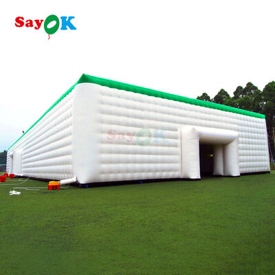 Sayok ODM OEM ผ้าใบกันน้ำ PVC ทนไฟ เต็นท์เป่าลมขนาดใหญ่สำหรับงานอีเว้นท์ 100 200 คน