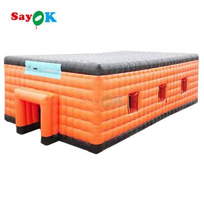 Sayok ODM OEM ผ้าใบกันน้ำ PVC ทนไฟ เต็นท์เป่าลมขนาดใหญ่สำหรับงานอีเว้นท์ 100 200 คน