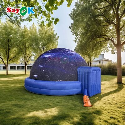 Sayok Inflatable Dome Planetarium ห้องภาพยนตร์ที่ระงับไฟ ห้องภาพยนตร์ที่พกพา นําวิทยาศาสตร์ไปโรงเรียน