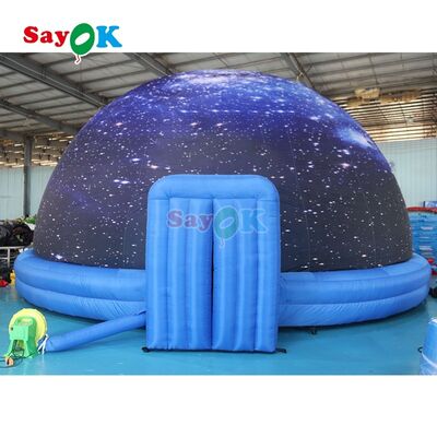 Sayok Inflatable Dome Planetarium ห้องภาพยนตร์ที่ระงับไฟ ห้องภาพยนตร์ที่พกพา นําวิทยาศาสตร์ไปโรงเรียน