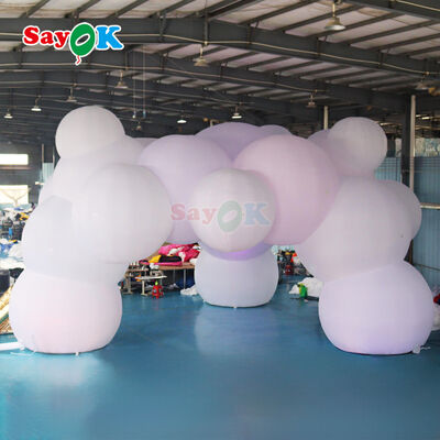 เต็นท์อากาศขนาดใหญ่ขนาด 12m x 7m รูปแบบเมฆแบบอากาศแบบอากาศแบบอากาศแบบอากาศแบบอากาศแบบอากาศแบบอากาศแบบอากาศแบบอากาศแบบอากาศแบบอากาศแบบอากาศแบบอากาศแบบอากาศแบบอากาศแบบอากาศแบบอากาศแบบอากาศแบบอากาศแบบอากาศแบบอากาศแบบอากาศแบบอากาศแบบอากาศแบบอากาศแบบอากาศแบบอากาศแบบอากาศแบบอากาศแบบอากาศแบบ LED และล็อกโก้ที่สามารถปรับแต่งได้สําหรับงานกลางแจ้ง